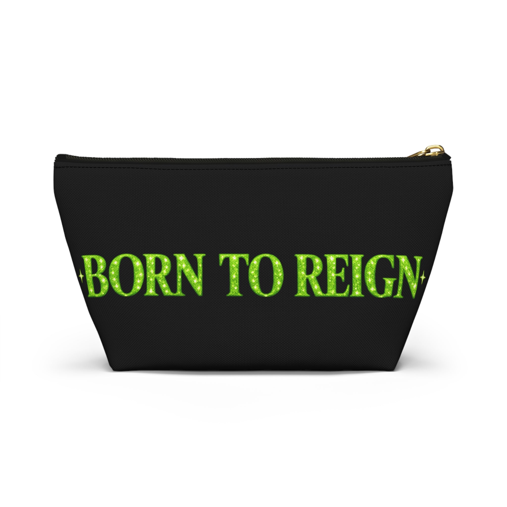 Kashdom Accessory Pouch — 'Born to Reign' Crowned Makeup & Travel Organizer