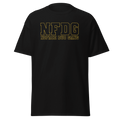 BLACK AND GOLD NFDG TSHIRT UNISEX