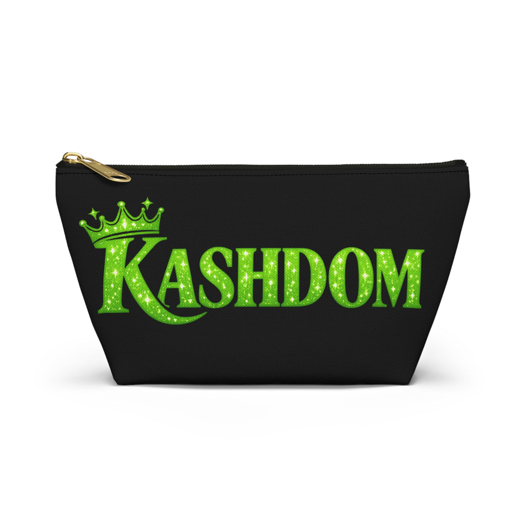 Kashdom Accessory Pouch — 'Born to Reign' Crowned Makeup & Travel Organizer