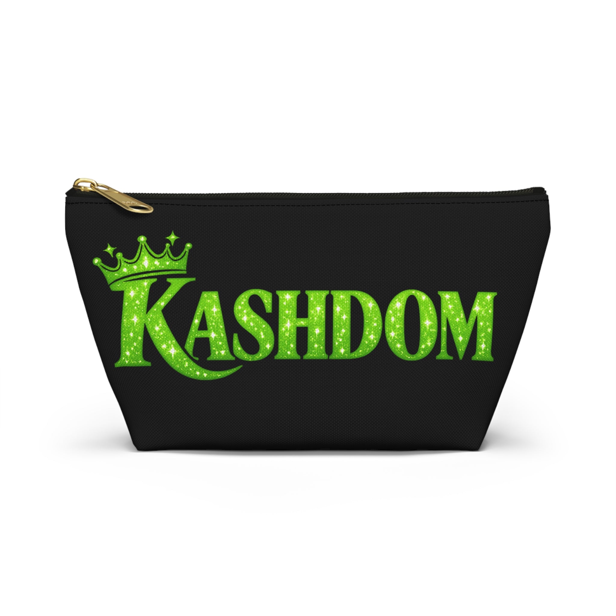 Kashdom Accessory Pouch — 'Born to Reign' Crowned Makeup & Travel Organizer