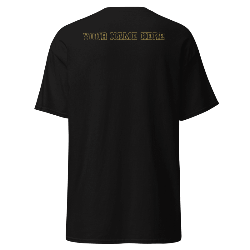 BLACK AND GOLD NFDG TSHIRT UNISEX