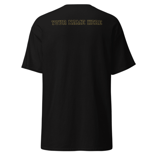 BLACK AND GOLD NFDG TSHIRT UNISEX